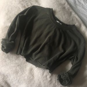 GARAGE | Cropped Crewneck Sweatshirt